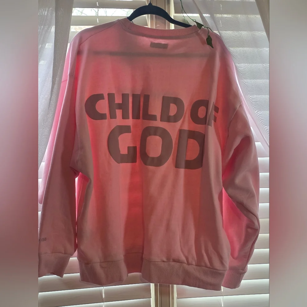 ESSENCE BETTER UNSAID Pink Long Sleeve Shirt (Child OF GOD.) No Tags - Picture 2 of 9